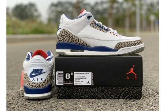 Cheap EP 854262-106 FIRST 854262-106 BLUE NIKE TRUE RETRO 3 AIR LOOK JORDAN AIR 0114